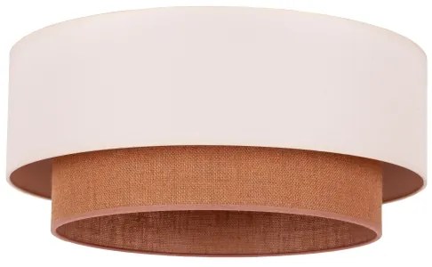 Duolla - Plafonieră BOHO 3xE27/15W/230V diam. 60 cm crem/bej