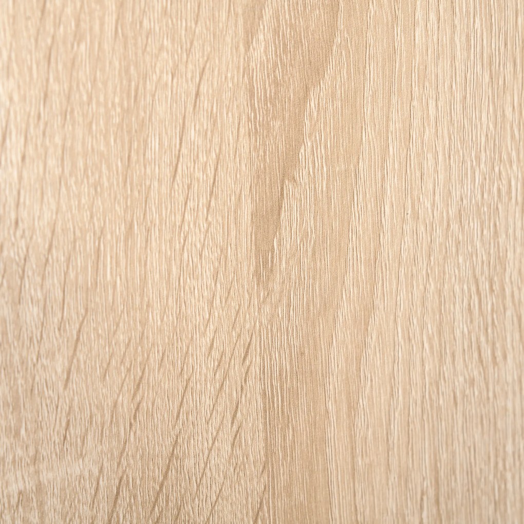 HOMCOM Bufet Mobilier de Depozitare Design scandinav 2 dulapuri sertar culisant Lemn Alb stejar deschis | Aosom Romania