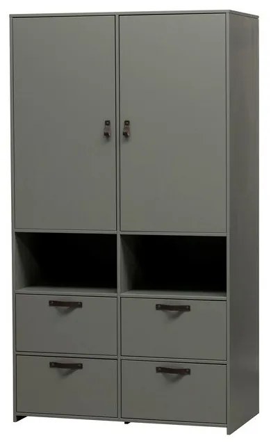 Dulap din lemn de pin vtwonen Soap, gri