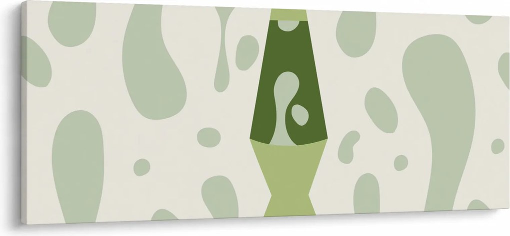 Tablou - Hippies, lampa de lavă (120x50 cm)
