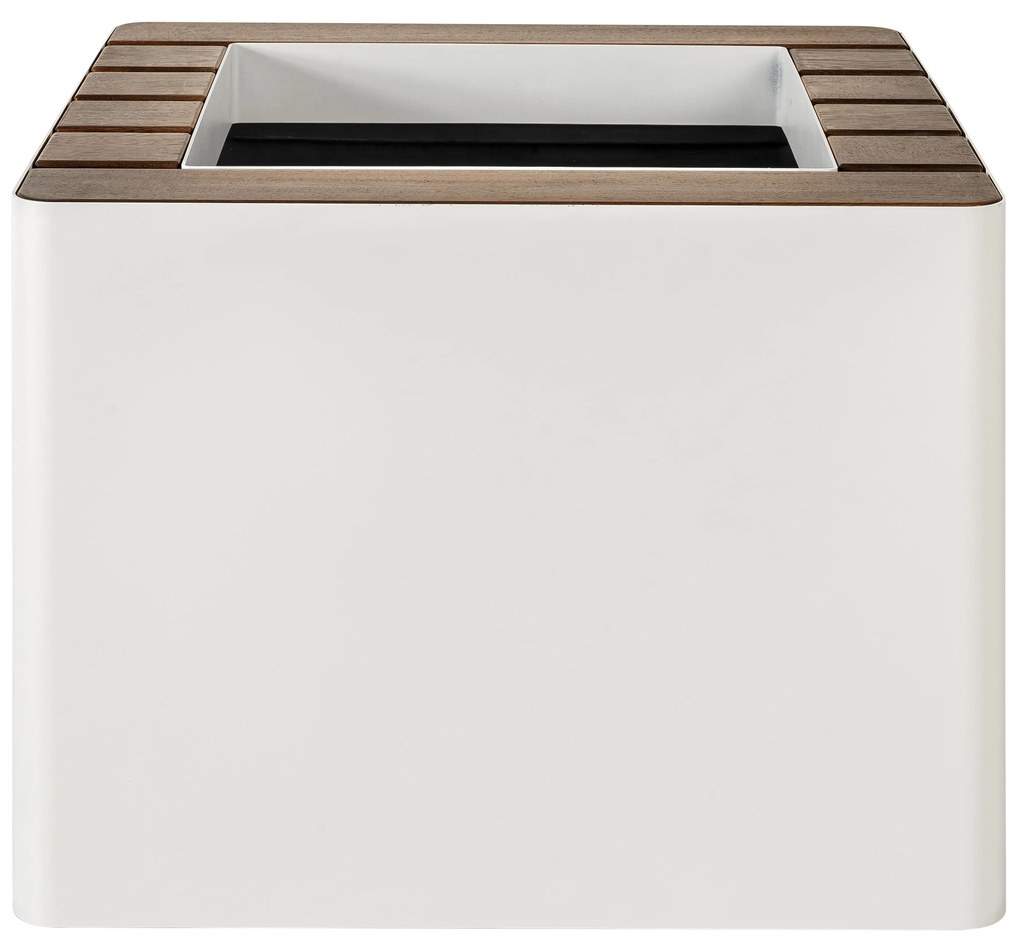 Giveci de flori cu auto-irrigare WOODGREEN, diferite variante - Hobby Flower Culoare: alb/lemn închis