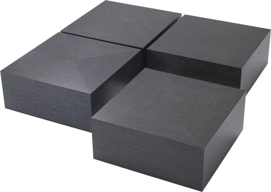 Set de 4 masute de cafea moderne design minimalist Puro gri 114435 HZ