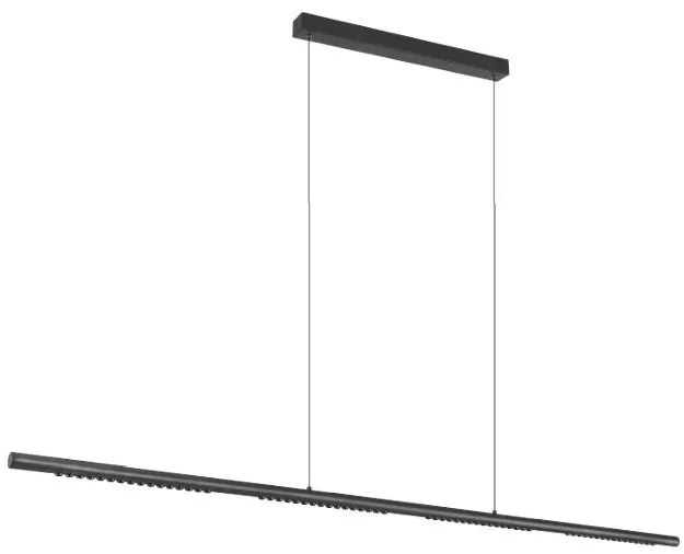Lustra LED suspendata liniara MECA 38W negru 4000K