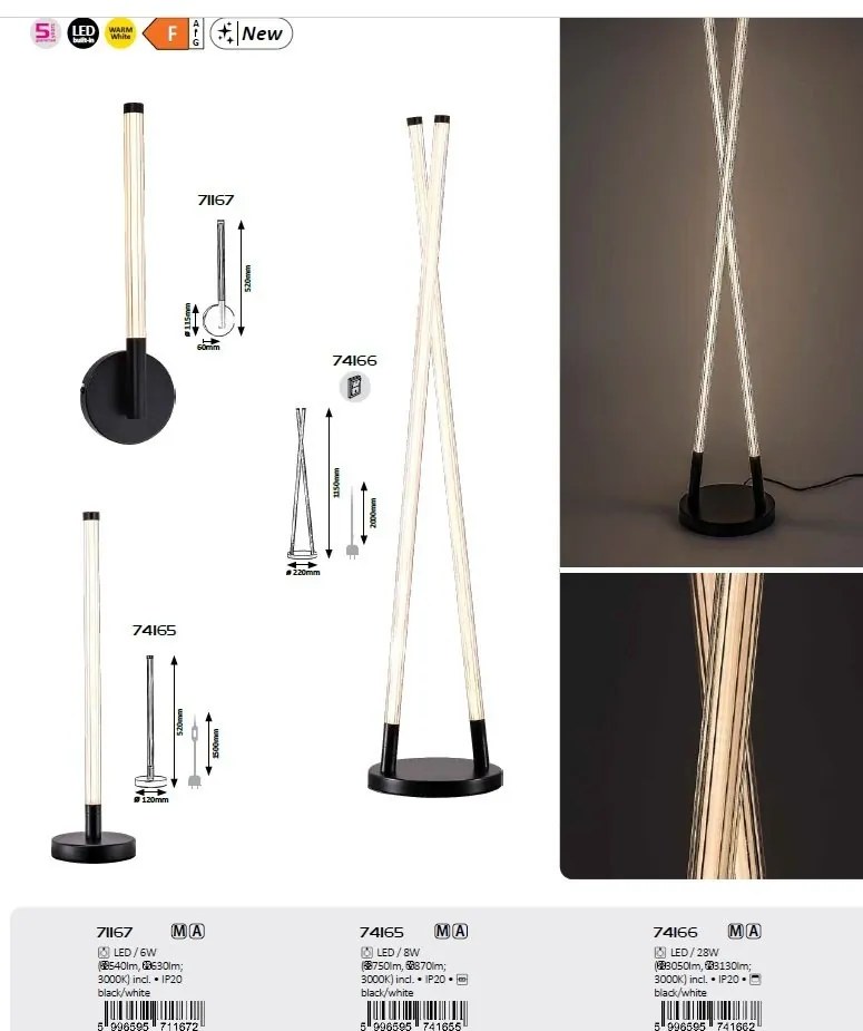 Veioza LED stil minimalist Nivaro