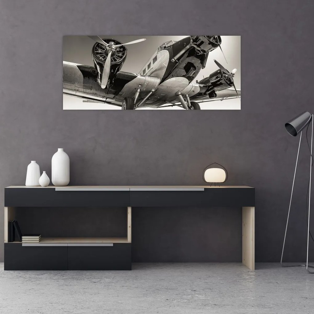 Tablou - Avioane istorice (120x50 cm)
