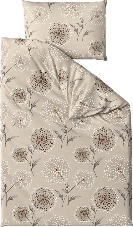 Lenjerie de pat din polibumbac PAMPELINO POLY maro deschis Dimensiune lenjerie de pat: 70 x 90 cm | 140 x 220 cm