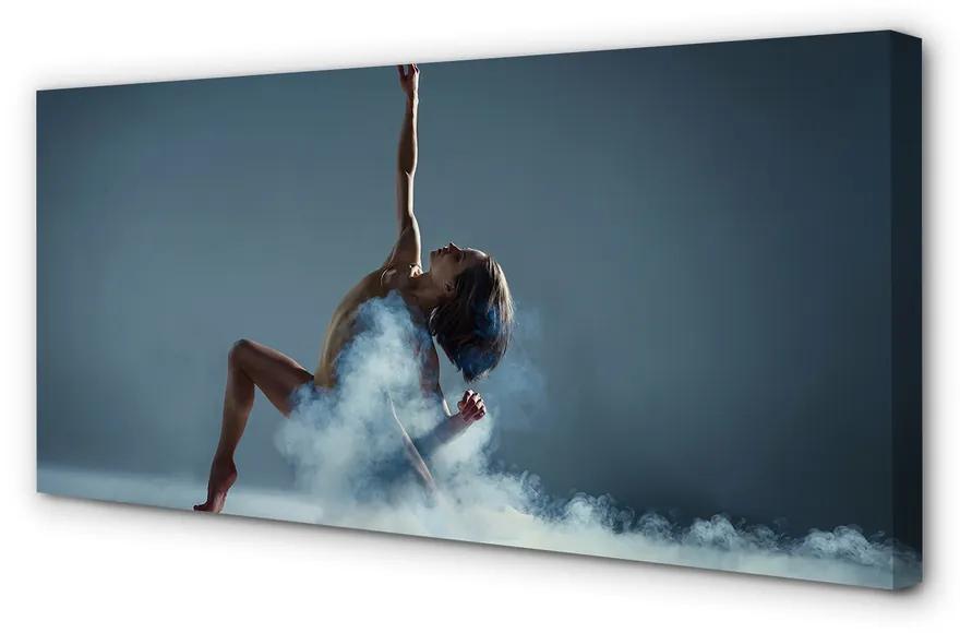 Tablouri canvas Femeia de fum dans