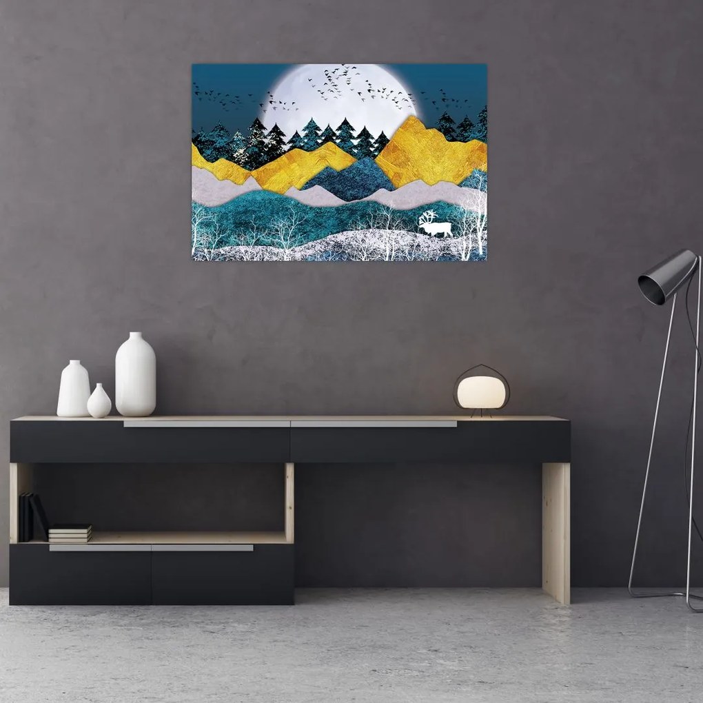 Tablou - Peisaj polar (90x60 cm)