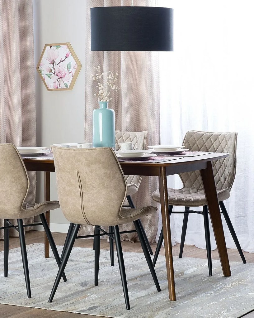 Set 2 buc. scaune pentru sufragerie Lissa (bej). 1009995