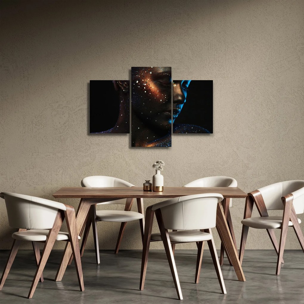 Tablou strălucitor a femeii (90x60 cm)