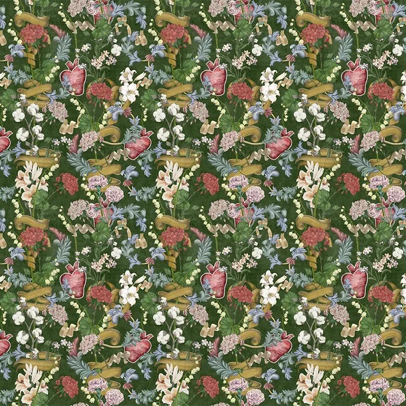 Tapet Queen's Heart (Green), VLAdiLA