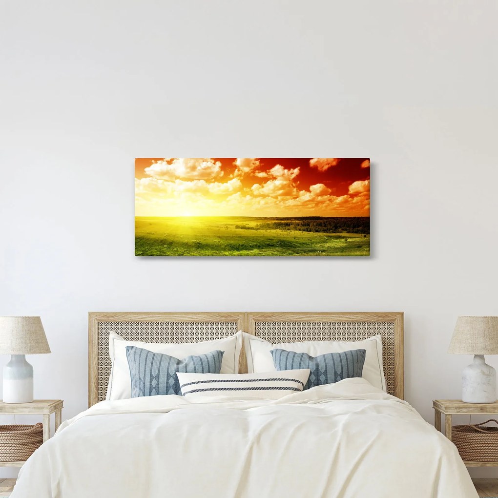 Tablou cu furtuna de vară (120x50 cm)