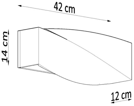 Aplică SIGMA 1xE27/60W/230V gri
