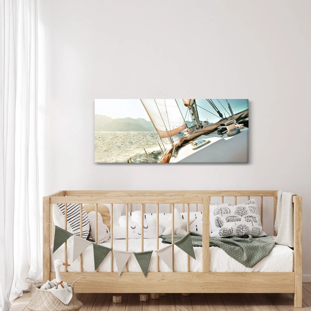 Tablou - Yacht (120x50 cm)