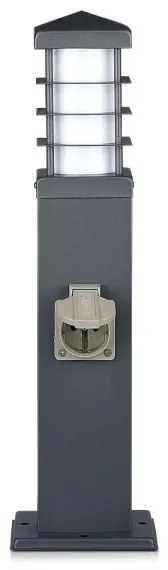 Lampă de exterior cu prize 1xE27/13W/230V IP44