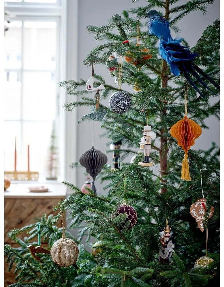 Ornamente de Crăciun 6 buc. din lemn 13 cm Nikita – Bloomingville