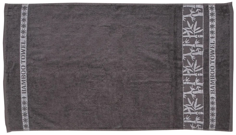 Prosop de baie din bambus BAMBOO 70x140 cm gri, 70% bambus | 30% bumbac