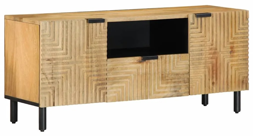 vidaXL Dulap TV maro 105x33x46 cm lemn masiv de mango