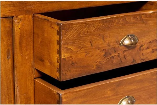 Vitrina cu usi si sertare, L230 38  50 H226 cm