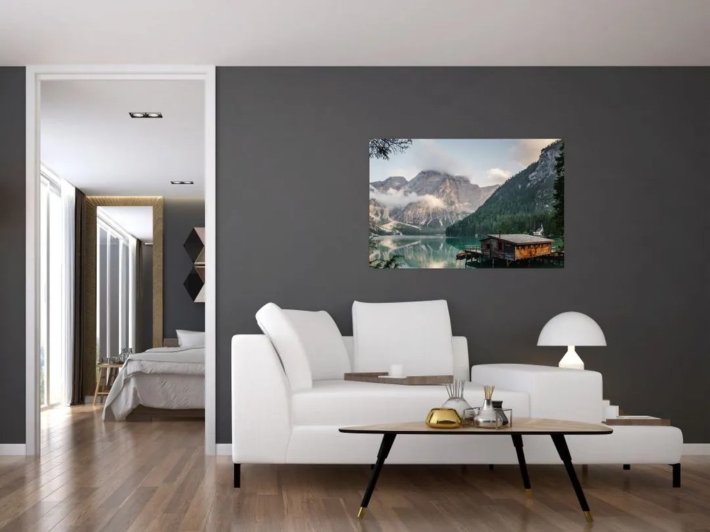 Tablou - Lake Prags (90x60 cm)