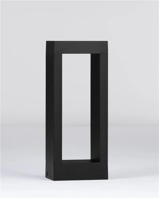 Stalp exterior LED 3000K IP65 DOLIX negru, H-30cm