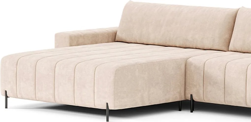 Canapea lemn masiv extensibilă Fierro 295×182 cm