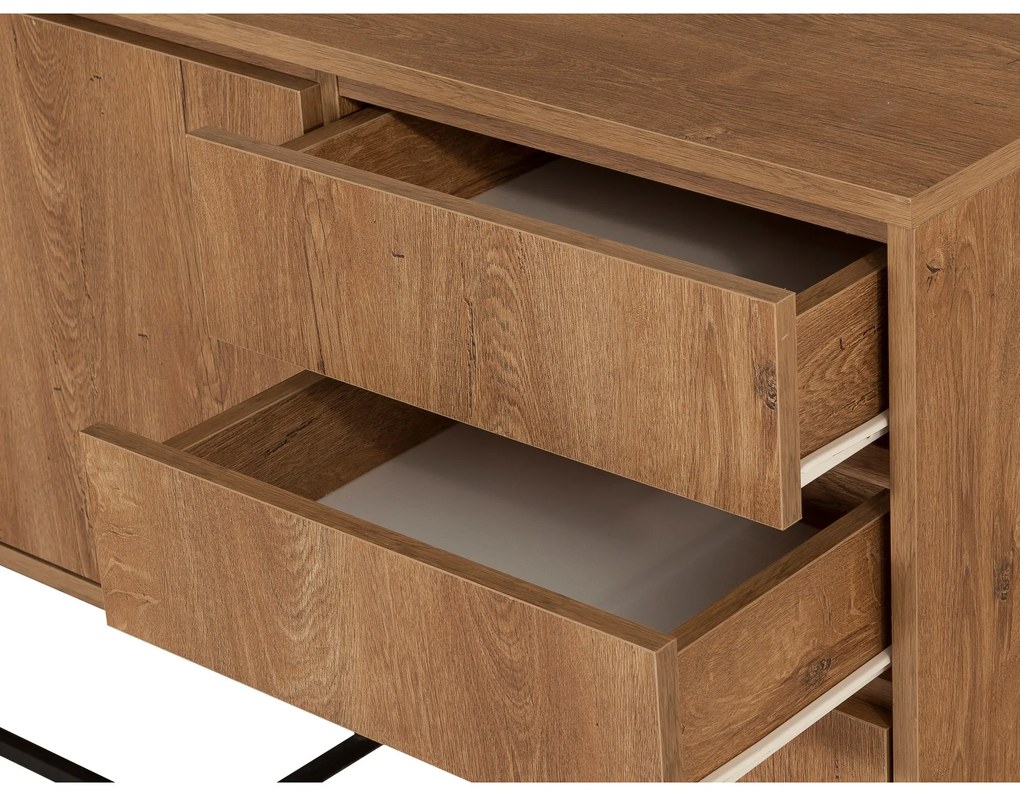 Mobilier living Lexuna 1 (Nuc + Negru). 1089046