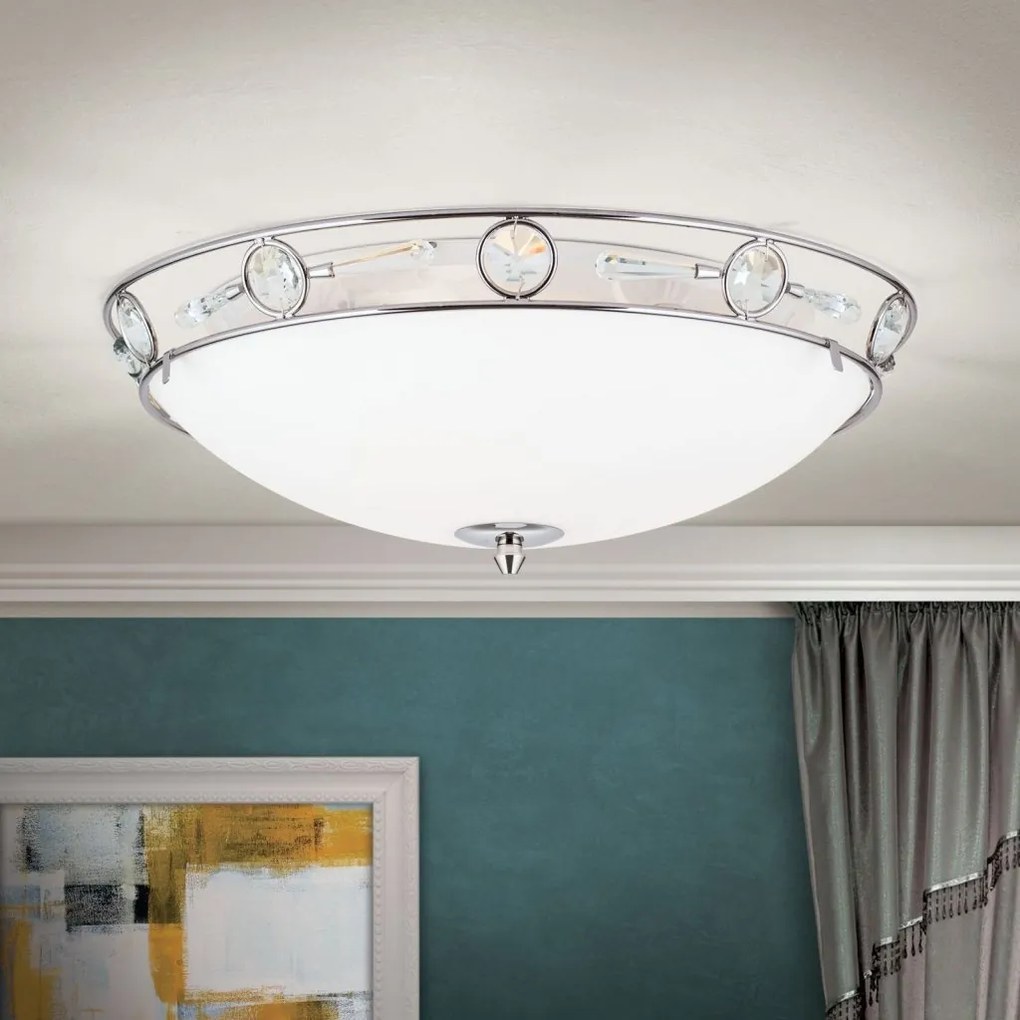 Plafoniera design modern OPALDESIGN 45cm, satin