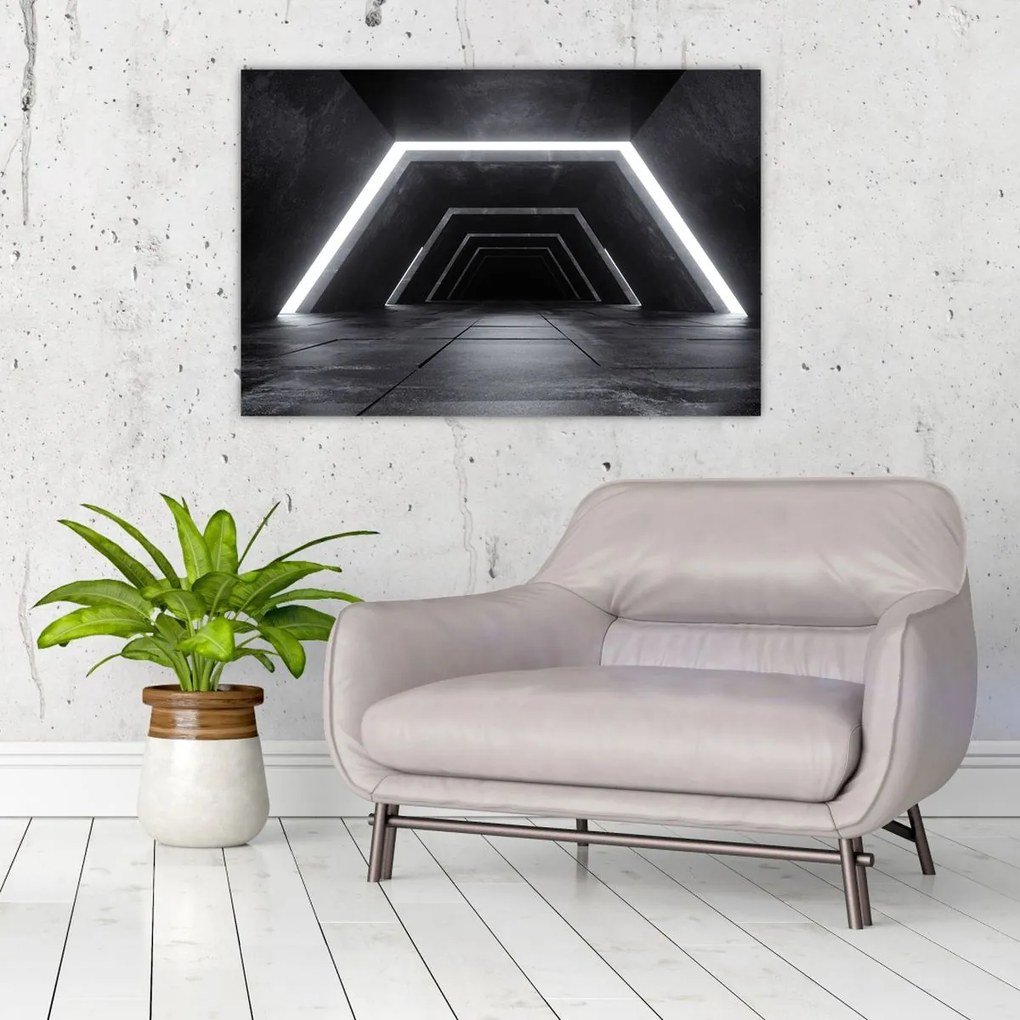 Tablou - Tunel futurist (90x60 cm)
