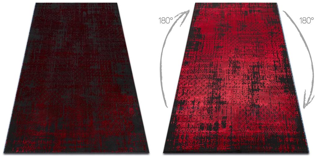 Covor VINCI 1409 modern Ornament vintage - structural roșu