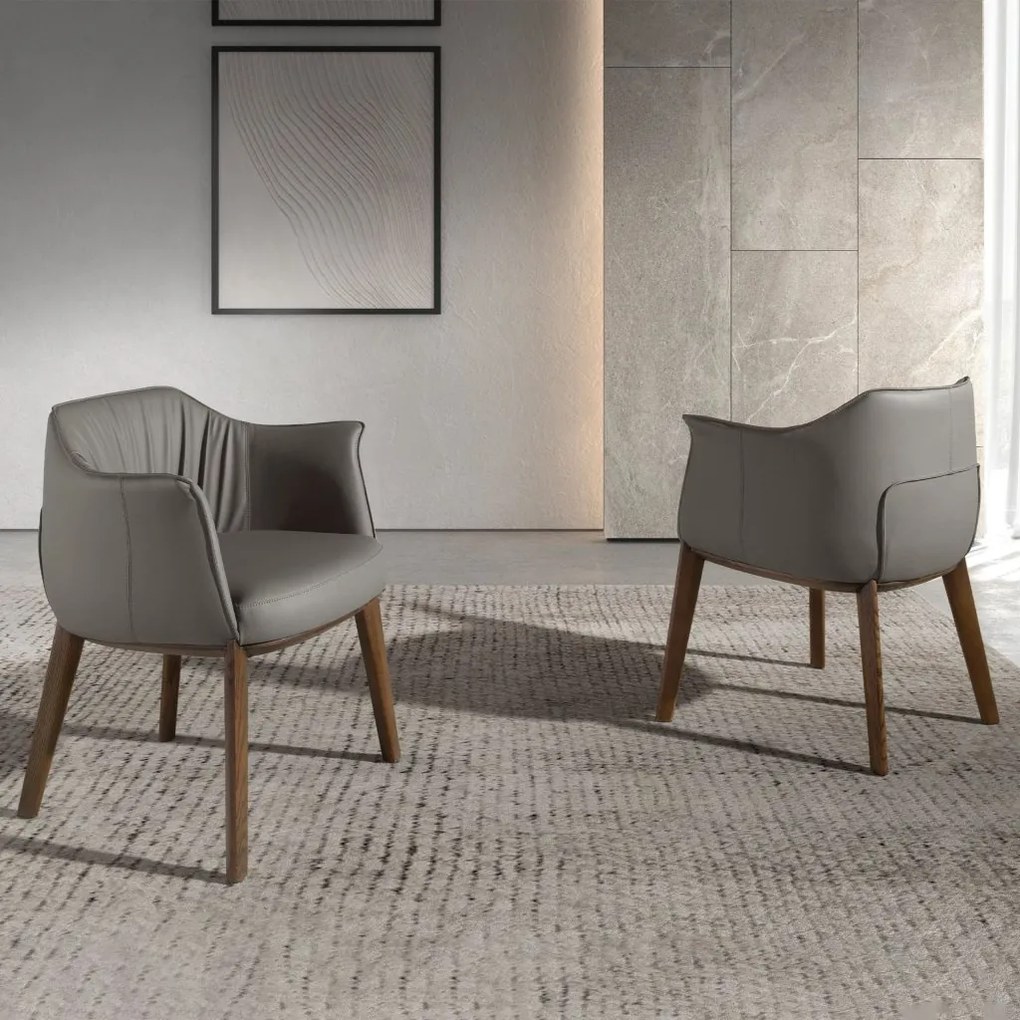 Scaun elegant design italian Grey