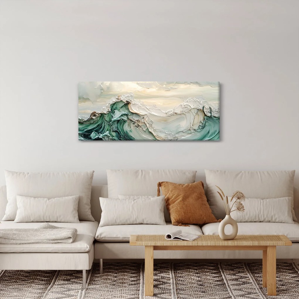Tablou - Abstracție Marină 3D (120x50 cm)