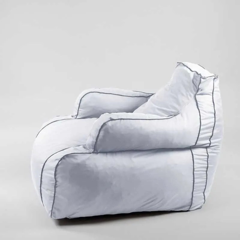 Fotoliu Player Mini Pufrelax, Material Impermeabil - Alb