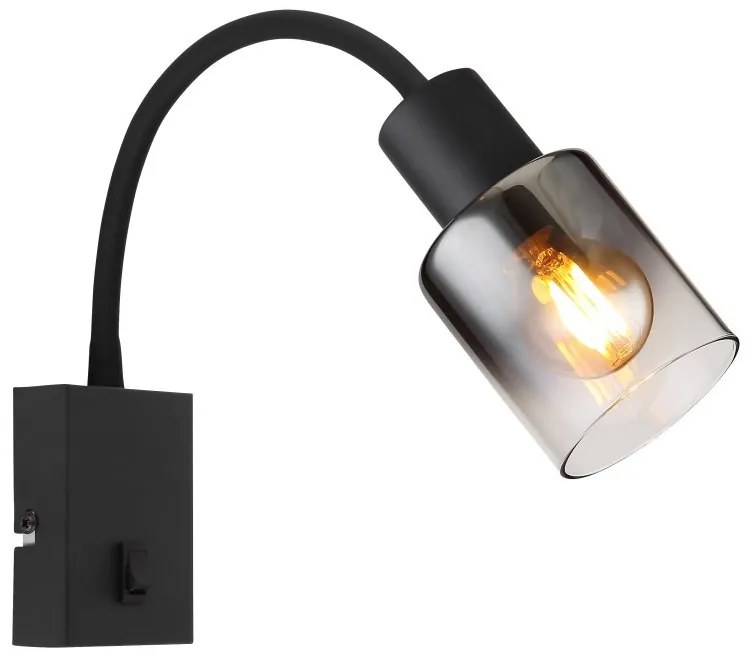 Aplica de perete design modern Hubertus negru