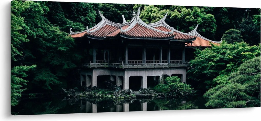 Tablou cu grădina japoneză națională (120x50 cm)