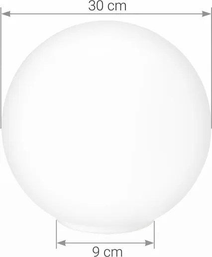 Abajur de rezervă din sticlă Eglo RONDO d. 30 cm