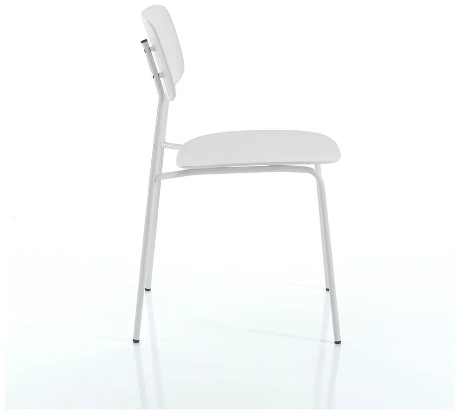 Scaune de dining albe 2 buc. Primary - Tomasucci