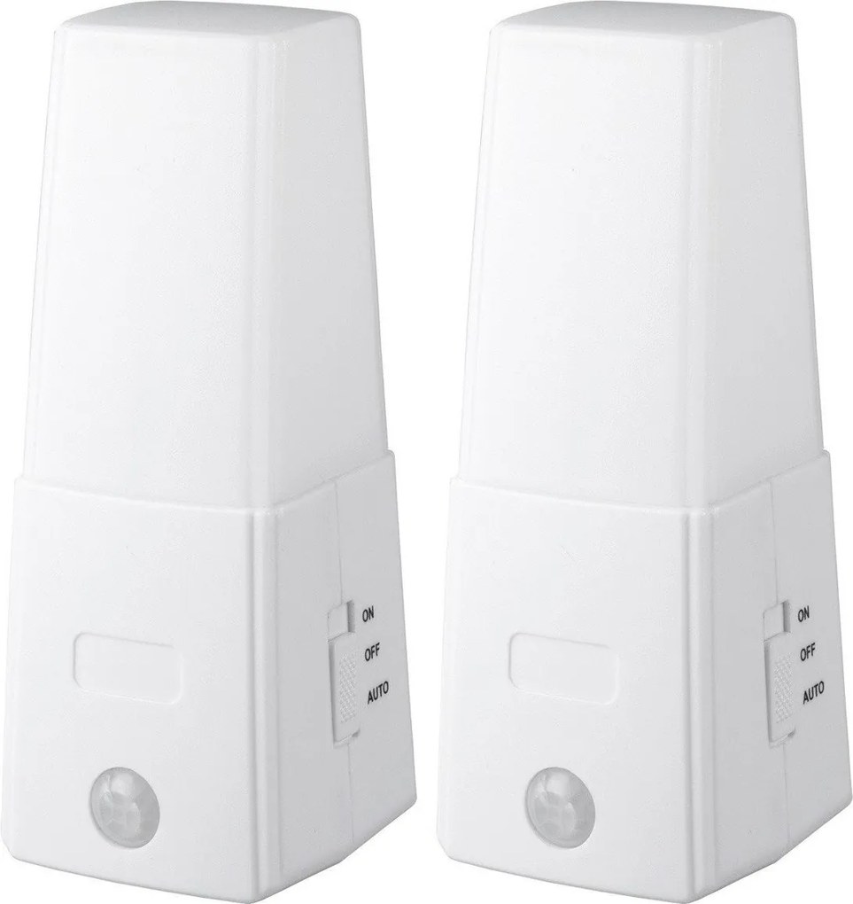 Veioza LED cu senzor de mișcare, 2 în 1-2 piese