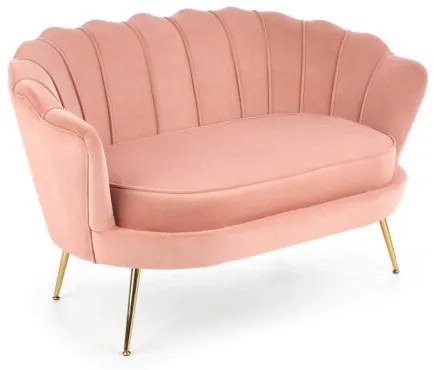 Canapea fixa Amorinito XL velvet roz
