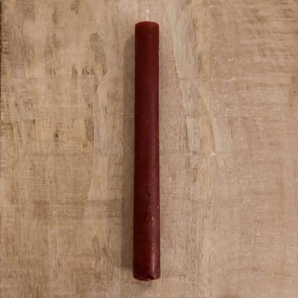 Lumanare Rustic Red 2x20 cm