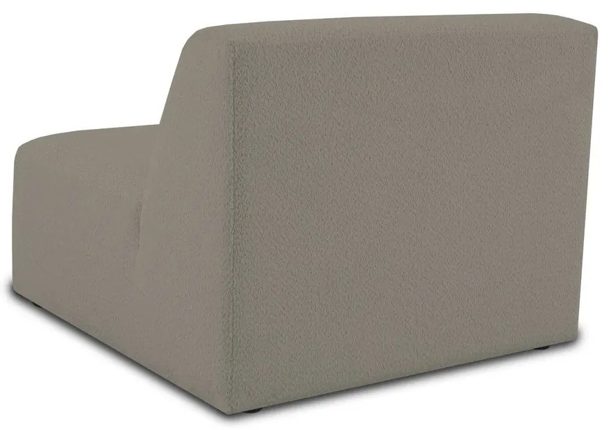 Modul pentru canapea maro deschis cu tapițerie din stofă bouclé (de mijloc) Roxy – Scandic