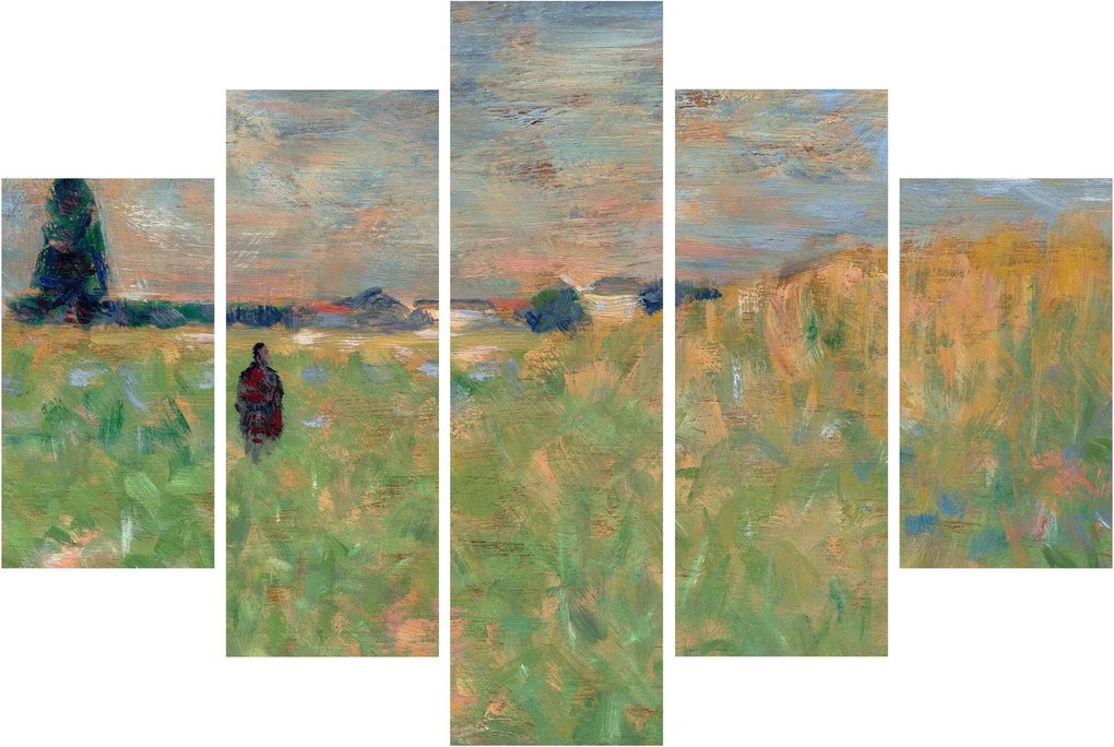 Tablou - Georges Seurat, A Summer Landscape, reproducere (150x105 cm)