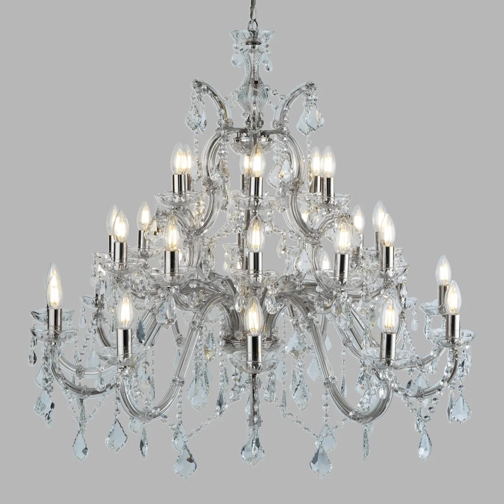 Candelabru XXL casa scarii design clasic Marie Theresea 30L 3314-30 SRT