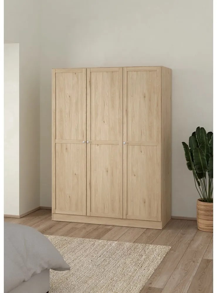 Șifonier cu aspect de lemn de stejar 147x200 cm Billund – Tvilum