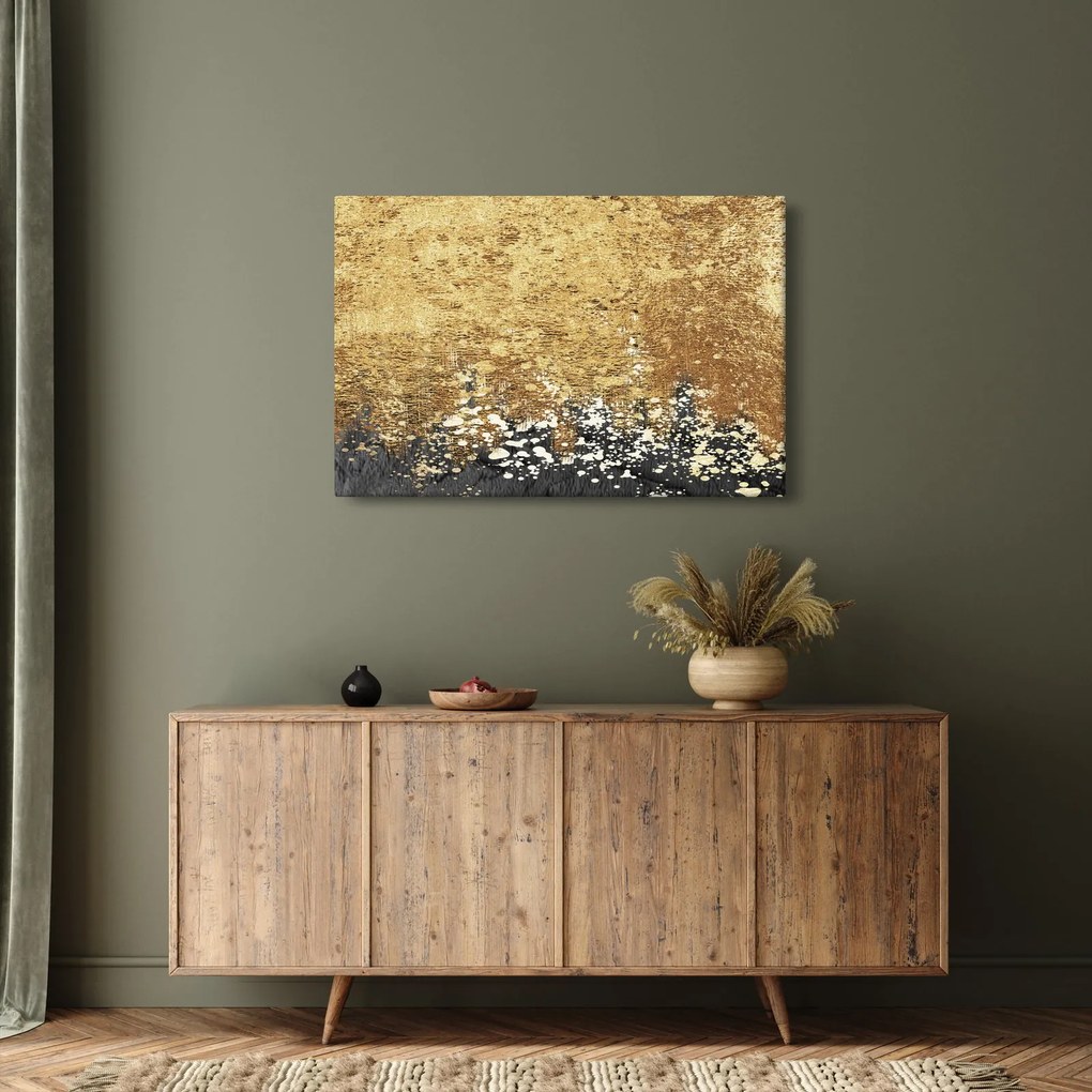 Tablou - Structura de aur N⁰3 (90x60 cm)