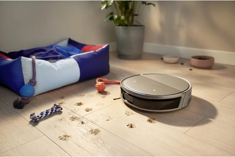 Aspirator robot Philips 9000 Series XU9100/10, 6500 mAh, 8000 Pa, WiFi, LiDAR, PowerCyclone, EPA 11, Dry/Mokro Cleaner, Bronze/Golden.