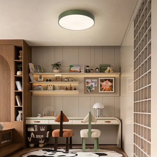 Brilagi - Plafonieră LED POOL, 36W, 230V, 3000/4000/6000K, 30 cm, verde