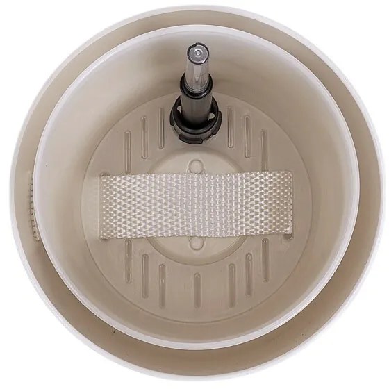 Ghiveci cu auto-irigare Plastia Tolita, maro, diam. 16 cm, diam. 16 cm