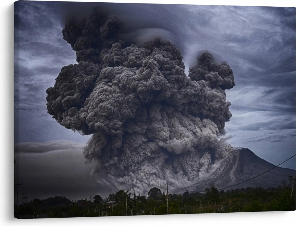 Tablou - Erupție vulcanică (70x50 cm)