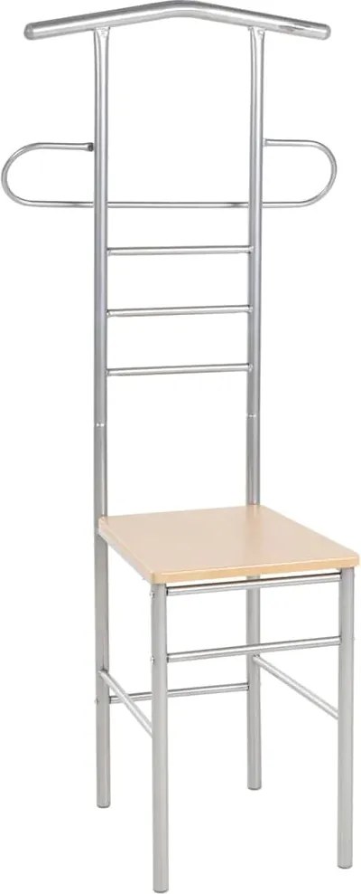 vidaXL Scaune valet pentru domni, 2 buc., metal